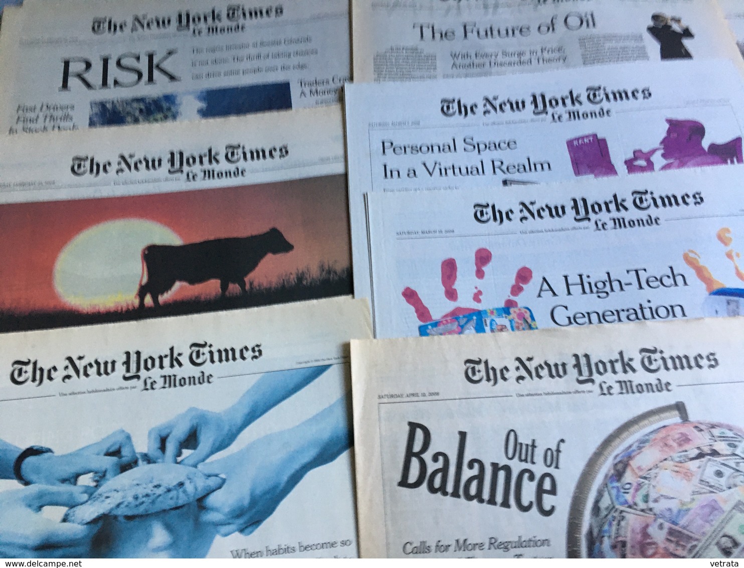 The New York Times & Le Monde : 24 N° De La Sélection Hebdomadaire Du NYT éditée Par Le Monde : 2004 (2) - 2007 (1) -  2 - Autres & Non Classés