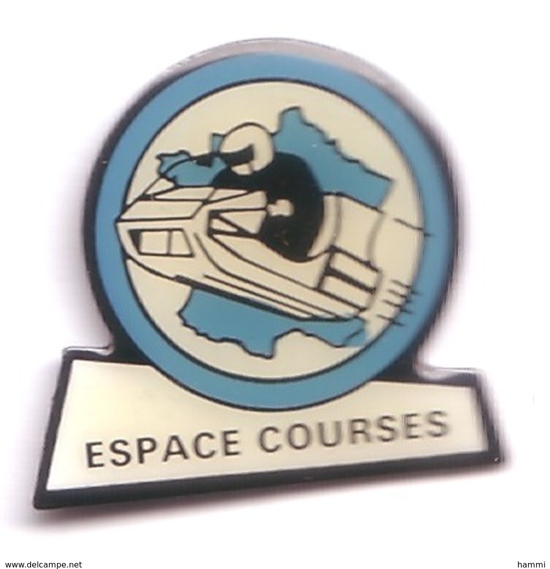 AA202 Pin's Hors-bord BOLIDE SUR EAU ESPACE COURSES CARTE FRANCE  Achat Immédiat - Wasserski