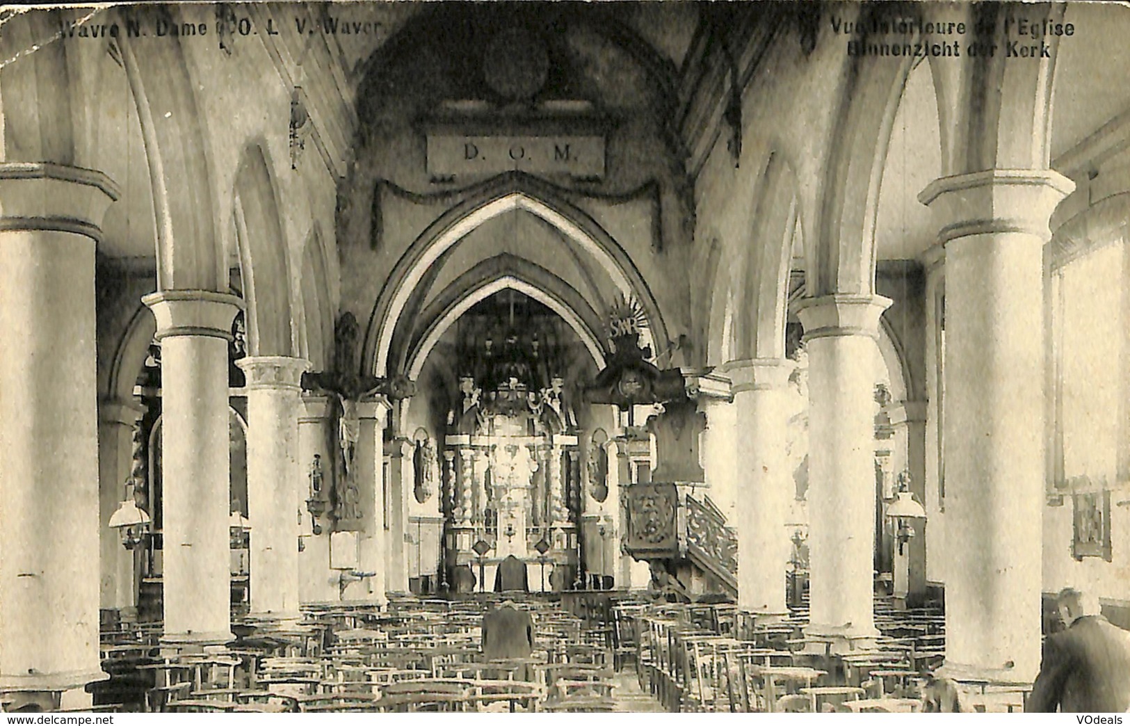 CPA - Belgique - Wavre-Notre-Dame - Vue Intérieure De L'Eglise - Wavre