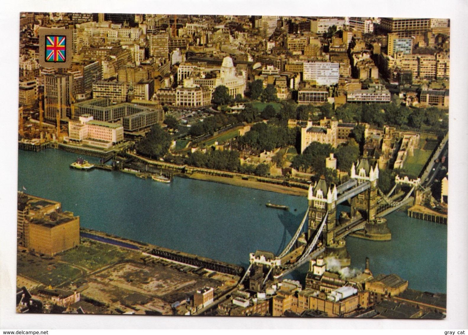 LONDON, Tower Bridge By Air, Unused Postcard [23851] - River Thames