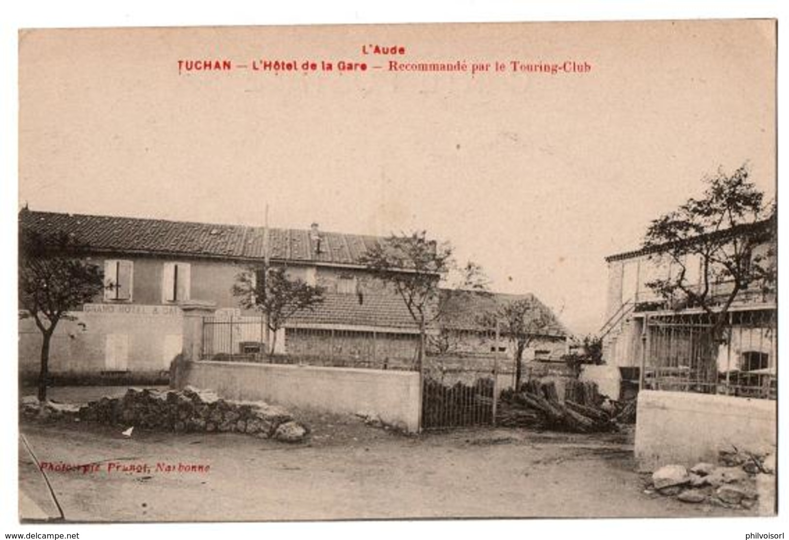 TUCHAN L HOTEL DE LA GARE RECOMMANDE PAR LE TOURING CLUB - Autres & Non Classés