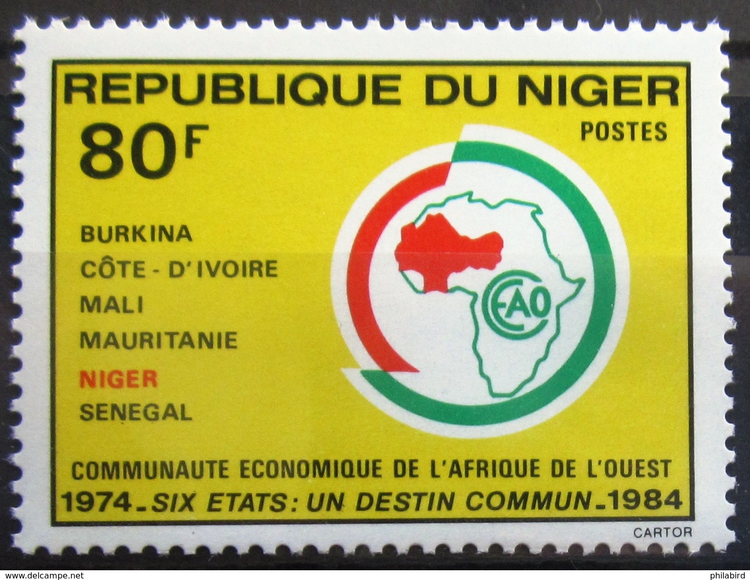 NIGER                       N° 654                        NEUF** - Niger (1960-...)