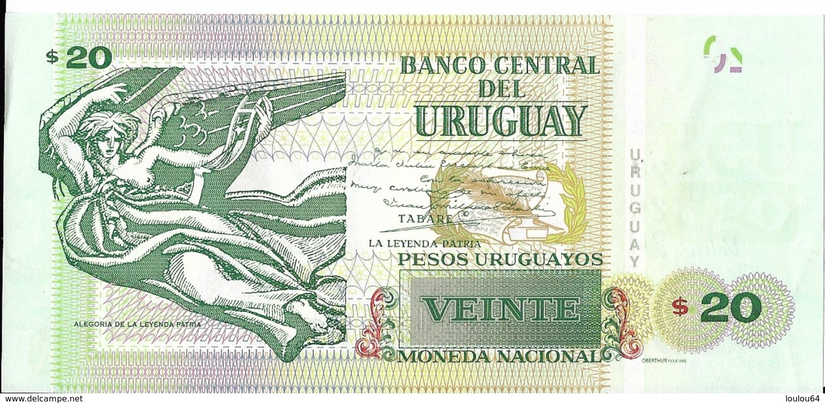 Uruguay - 20 Pesos 2015 - Série G- N° 03731815 - Neuf, Non Circulé - - Uruguay