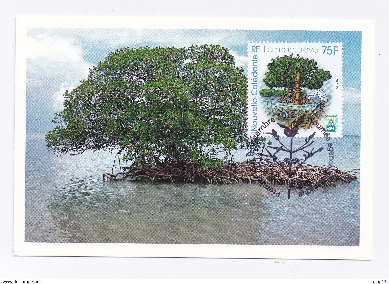 CM DE NOUVELLE-CALEDONIE DE 2012 - LA MANGROVE - Cartes-maximum