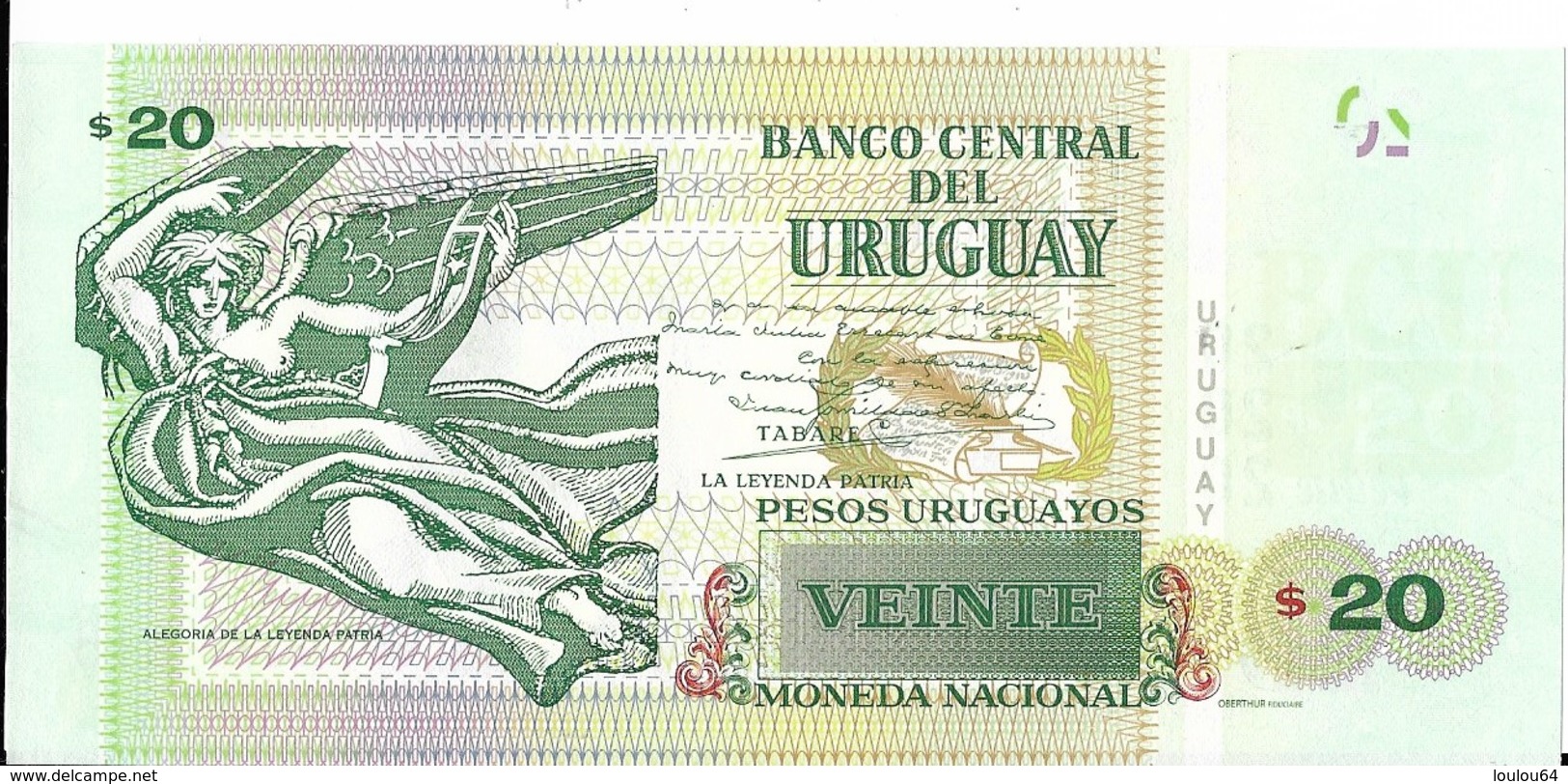 Uruguay - 20 Pesos 2015 - Série G- N° 03731818 - Neuf, Non Circulé - - Uruguay