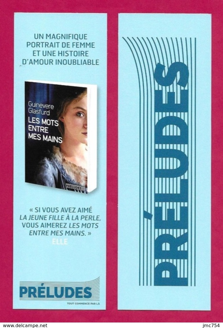 Marque Page  Préludes éditions.    Bookmark. - Marque-Pages