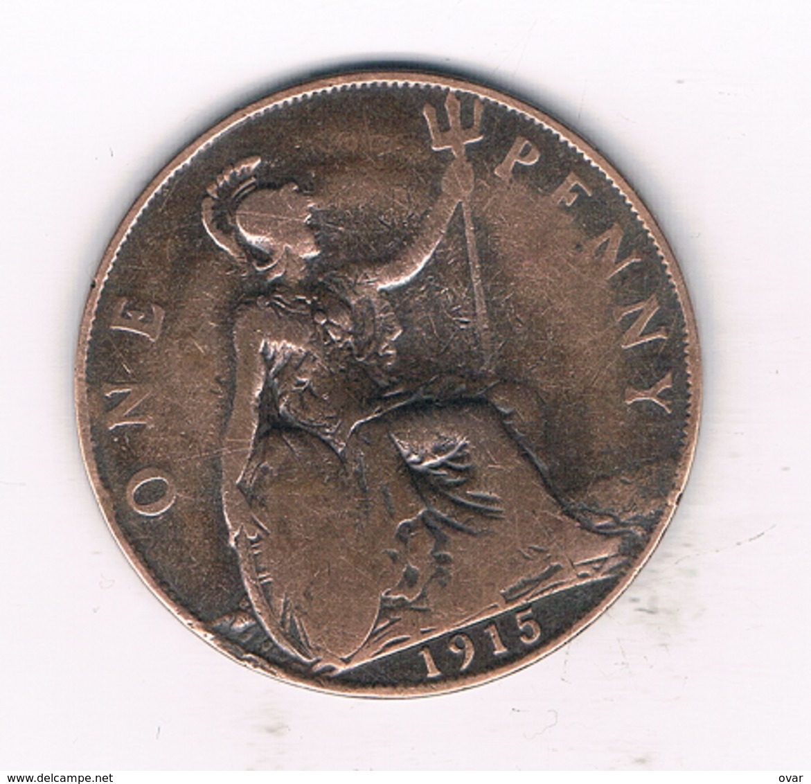 ONE PENNY  1915  GROOT BRITANNIE /1322// - D. 1 Penny