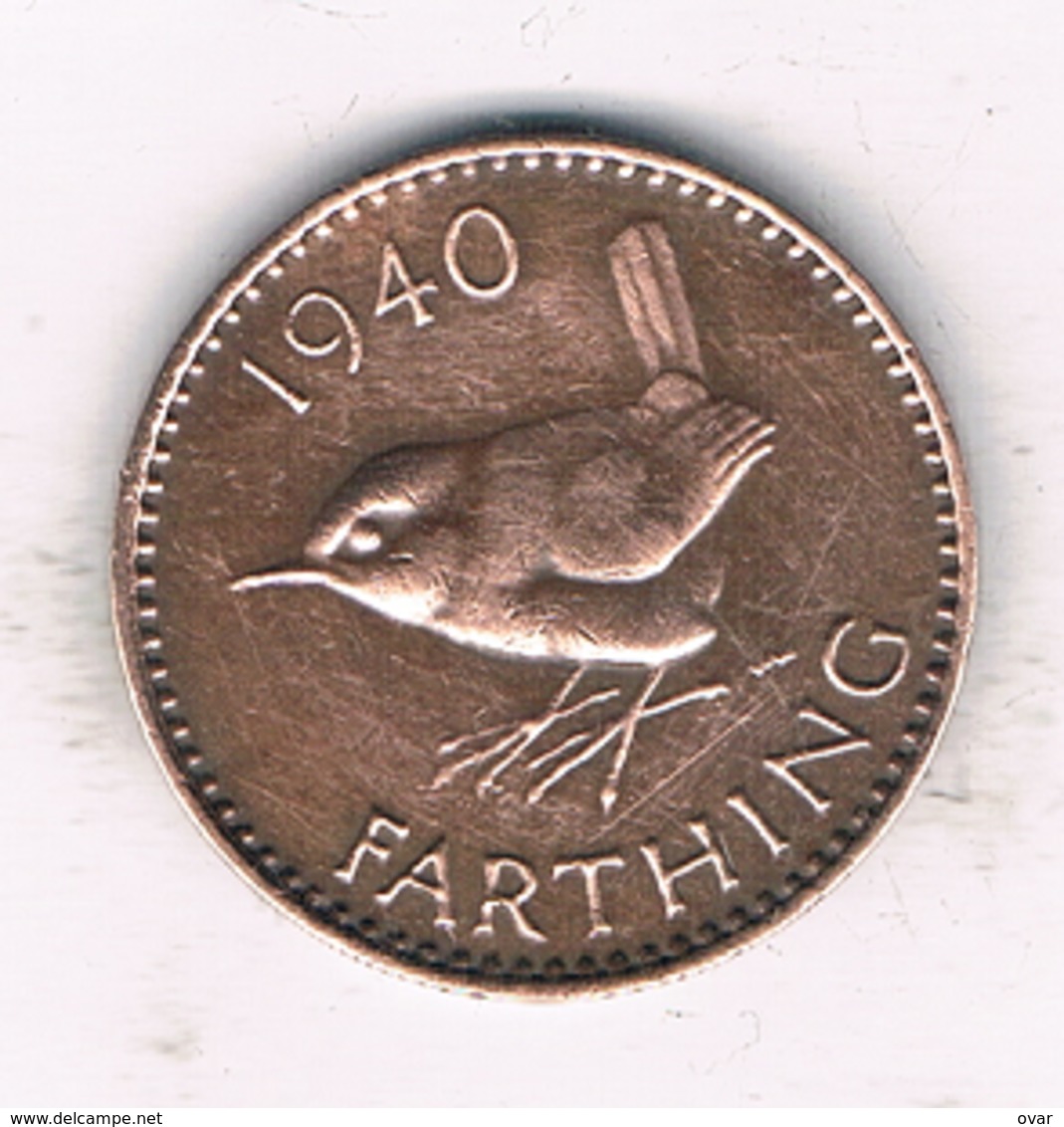 1 FARTHING 1940   GROOT BRITANNIE /1323// - B. 1 Farthing