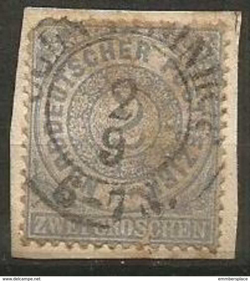 North Germany - 1868 Numeral 2gr Used On Paper - Other & Unclassified