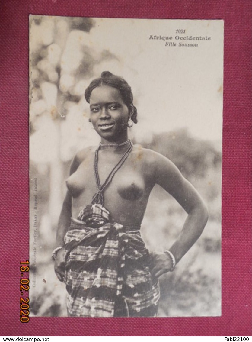 CPA - Afrique Occidendale - Fille Soussou (Fortier) - Guinée