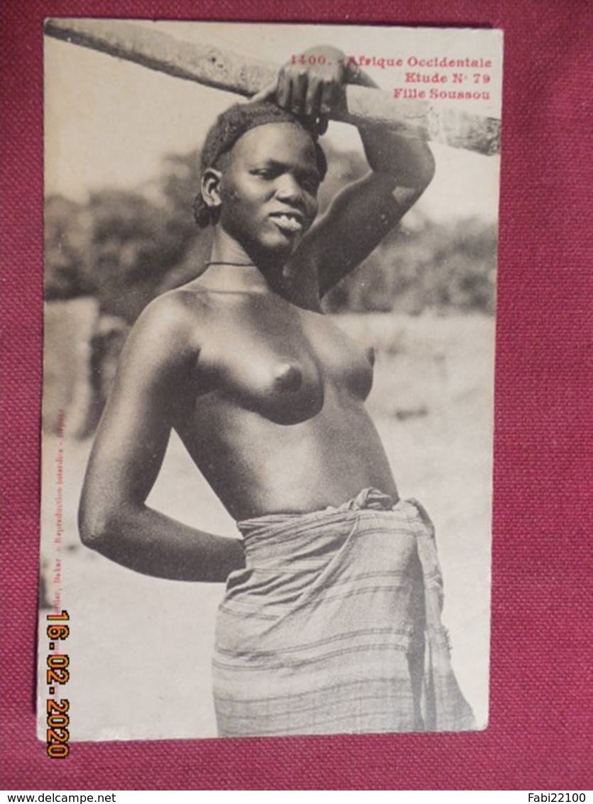 CPA - Afrique Occidendale - Fille Soussou (Fortier) - Guinée