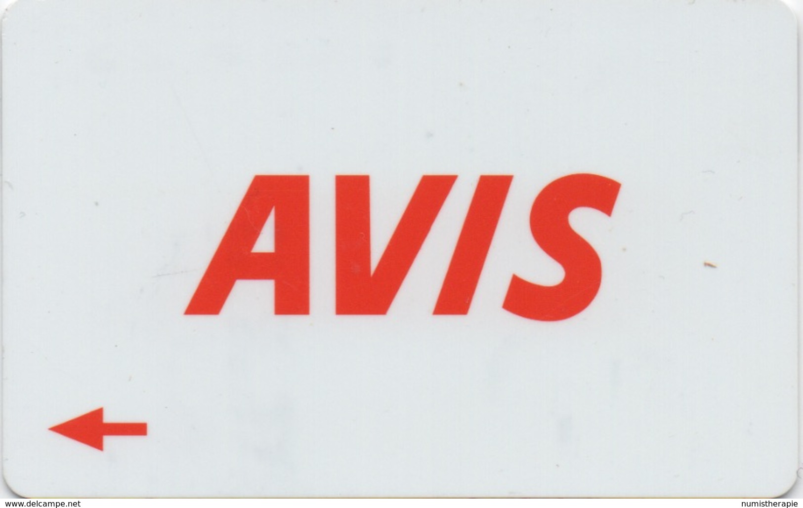 Carte Location Voitures : AVIS (Rent-a-Car) - Autres & Non Classés