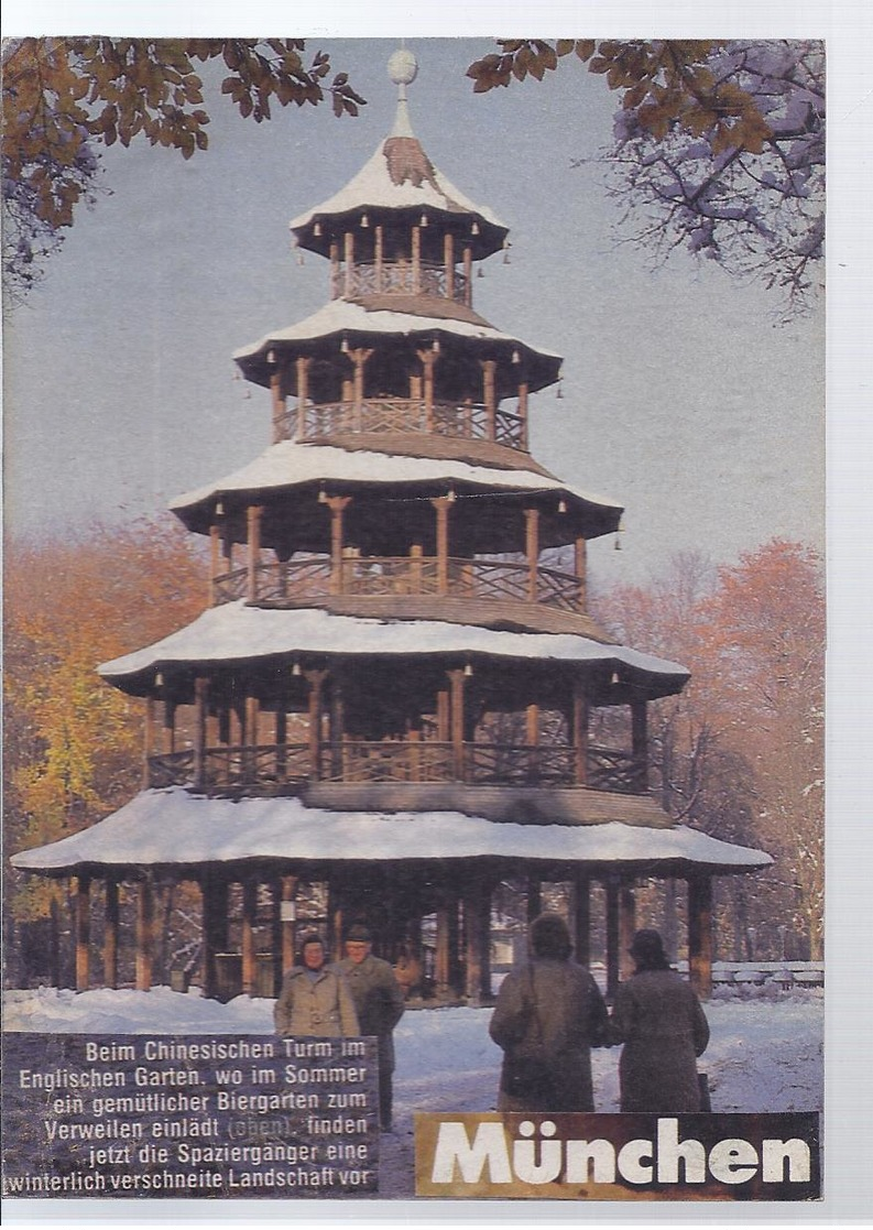 AK-F-137 -  München - Chinesischer Turm Im Englischen Garten - Muenchen