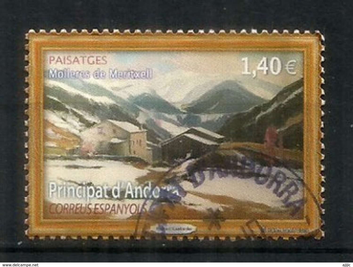 ANDORRA. Paisatges. Molleres De Meritxell.2019   Oblitéré 1 ère Qualité. AND.ESP - Gebraucht