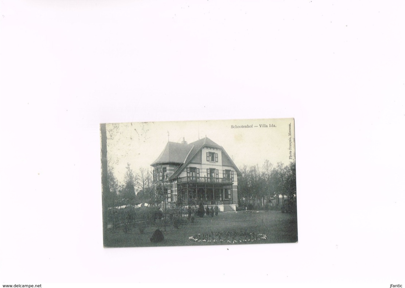 Schootenhof Villa Ida  Photo François Merxem, Carte Postale Ancienne, 1911,Schoten. - Kapellen