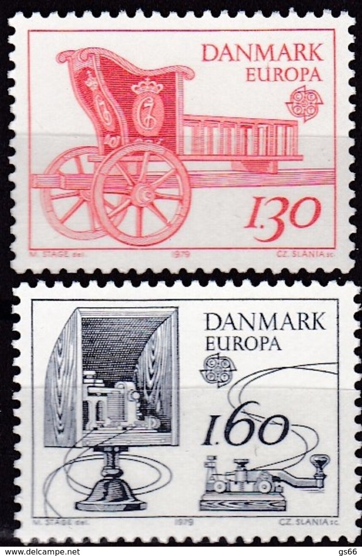 Cept, 1979, Dänemark,  Mi.Nr.  686/87, MNH **,  Europa: - 1979