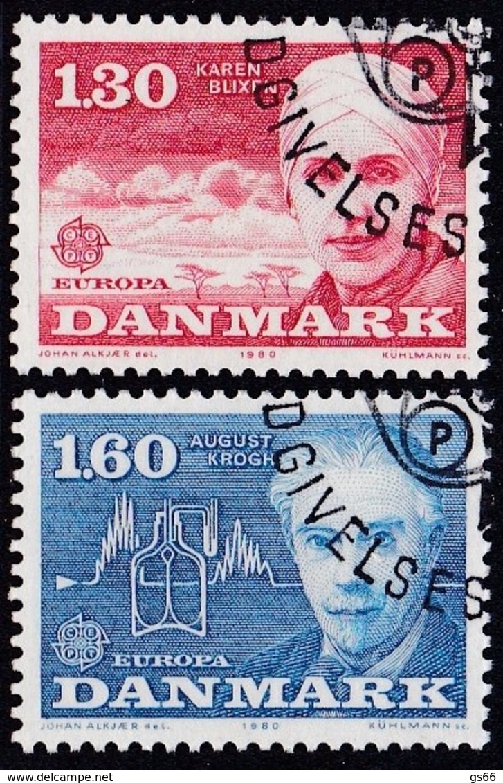 Cept, 1980, Dänemark,  Mi.Nr.  699/00, Used Oo,  Europa: - 1980