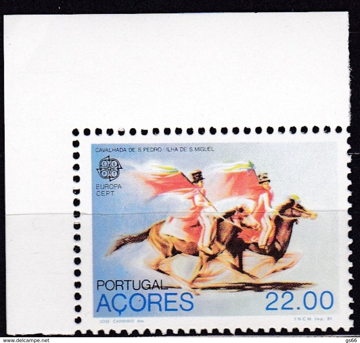 Cept, 1981, Azoren,  Mi.Nr.  342, MNH **,  Europa: - 1981