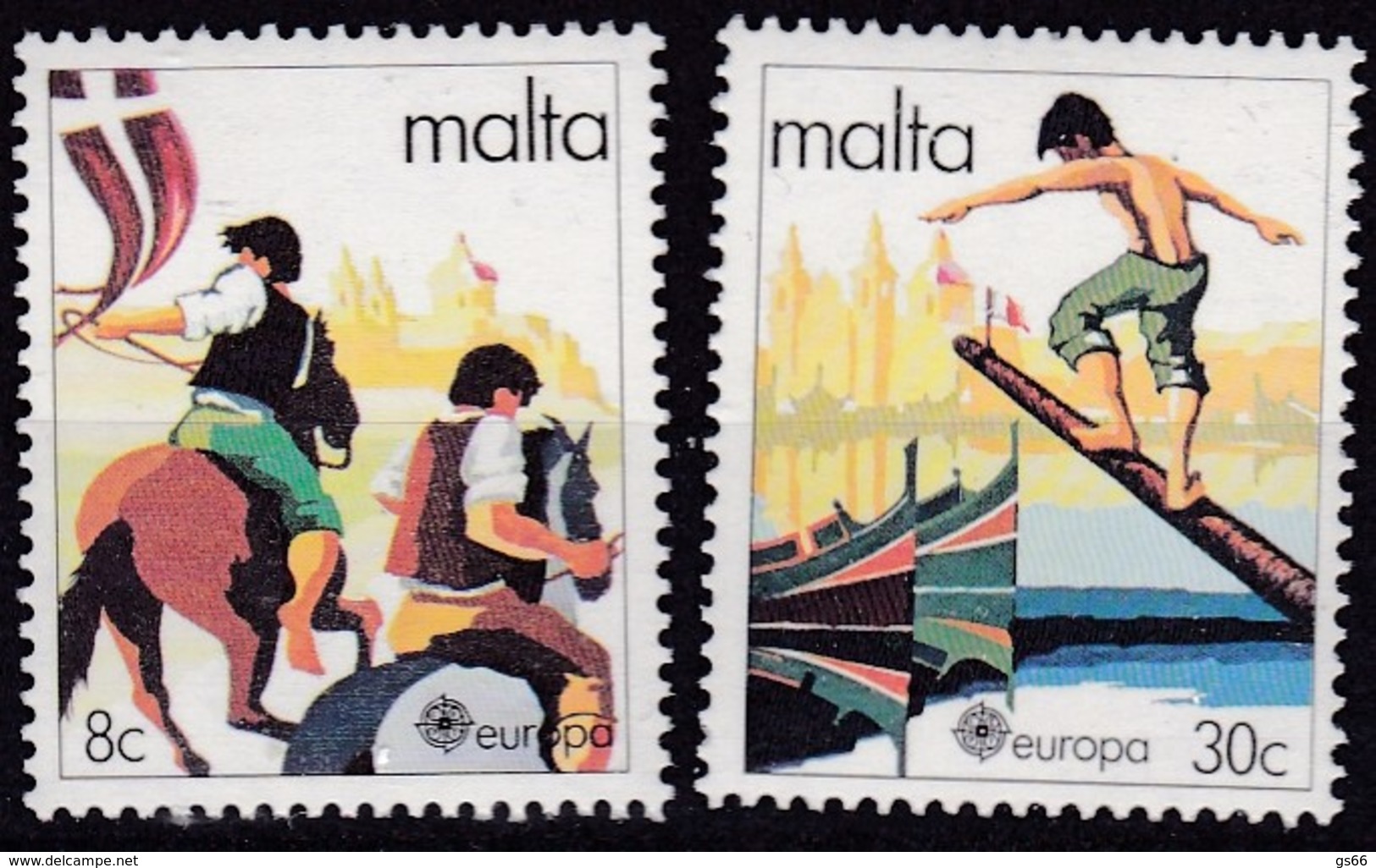 Cept, 1981, Malta,  Mi.Nr.  628/29, MNH **,  Europa: - 1981