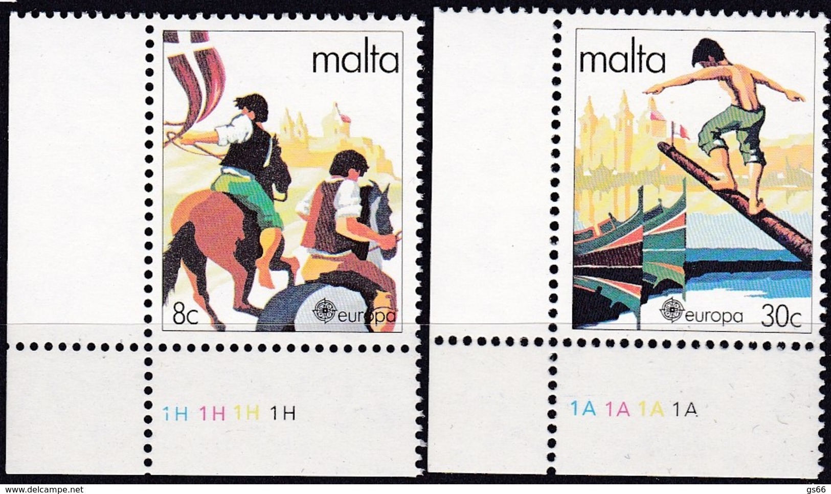 Cept, 1981, Malta,  Mi.Nr.  628/29, MNH **,  Europa: - 1981