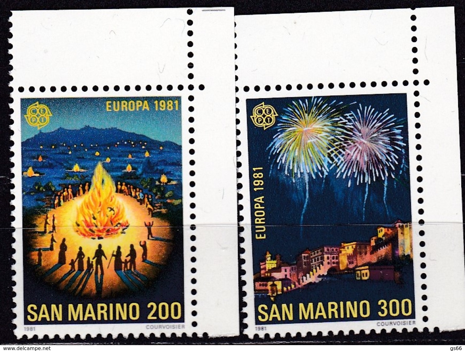 Cept, 1981, San Marino,  Mi.Nr.  1225/26, MNH **,  Europa: - 1981