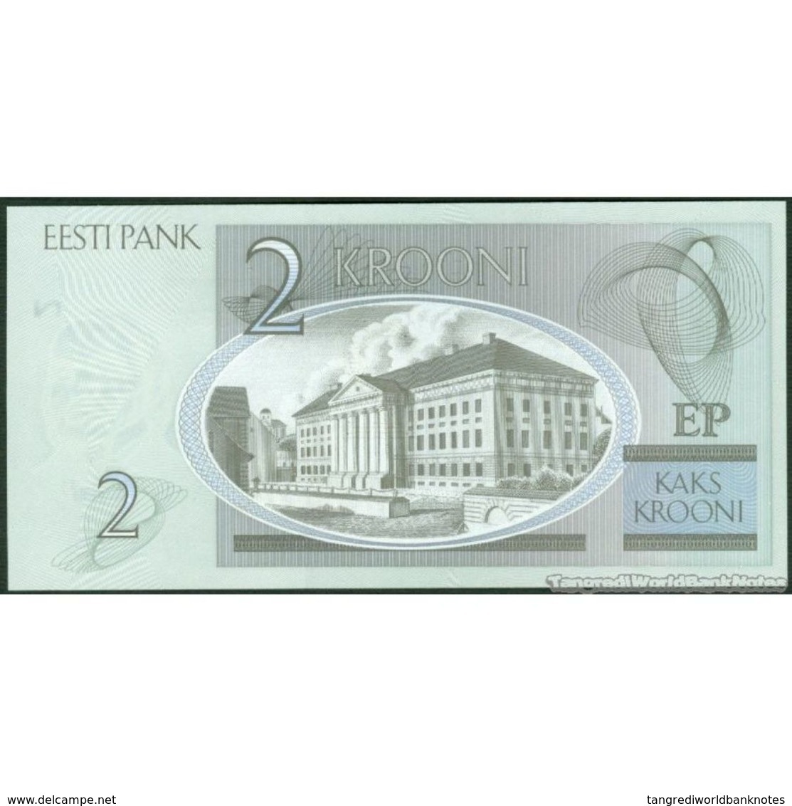 TWN - ESTONIA 85a - 2 Krooni 2006 Prefix CG UNC - Estonia