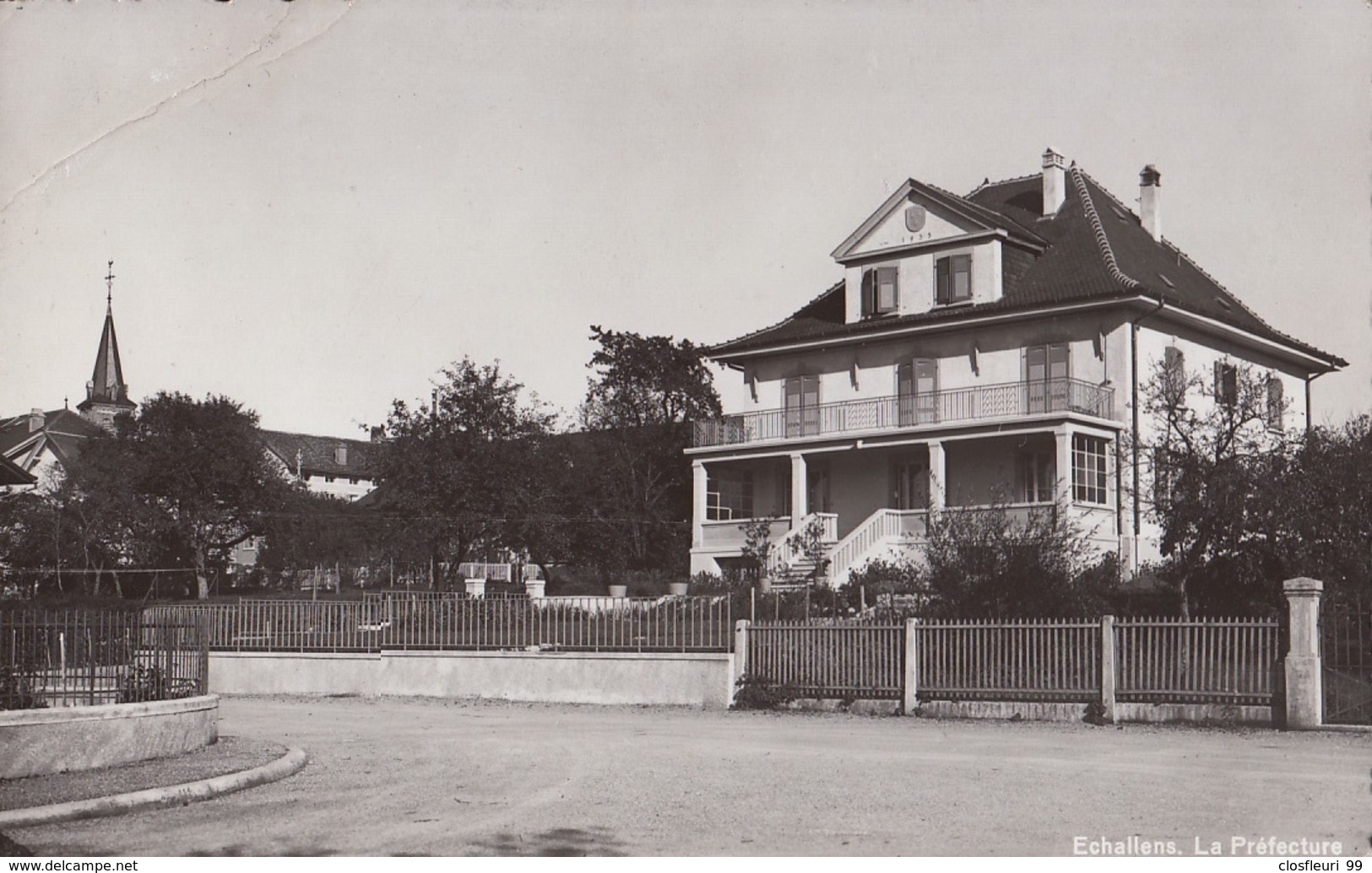 Echallens, Ancienne Préfecture, 1955 - Échallens