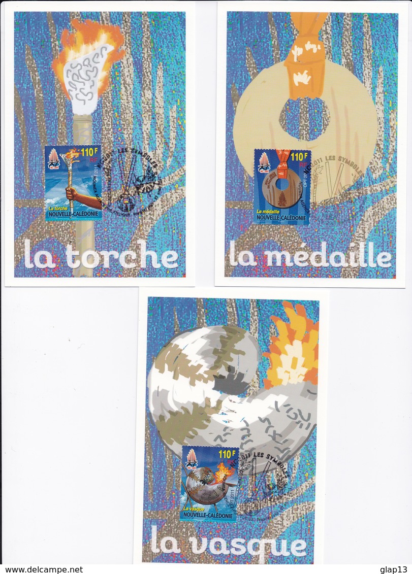 CM DE NOUVELLE-CALEDONIE DE 2011 - JEUX DU PACIFIQUE - Tarjetas – Máxima