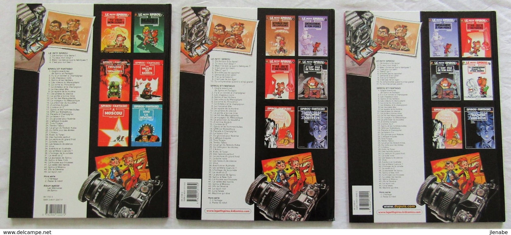 Petit Spirou Lot Des Tomes 4 10 11 En EO - Wholesale, Bulk Lots