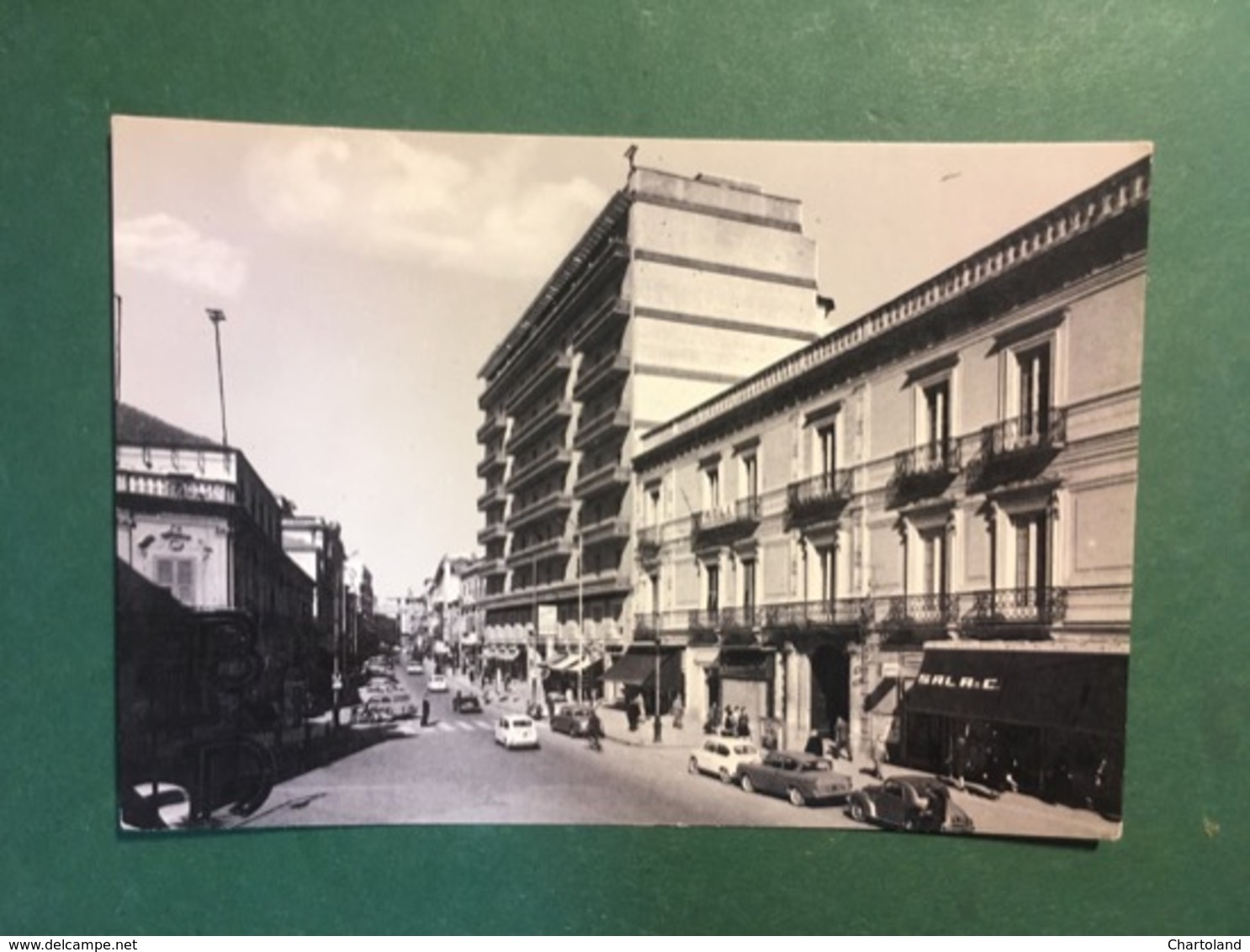 Cartolina Foggia - Via Lanza E Corso Vitt. Emanuele - 1960 Ca. - Foggia