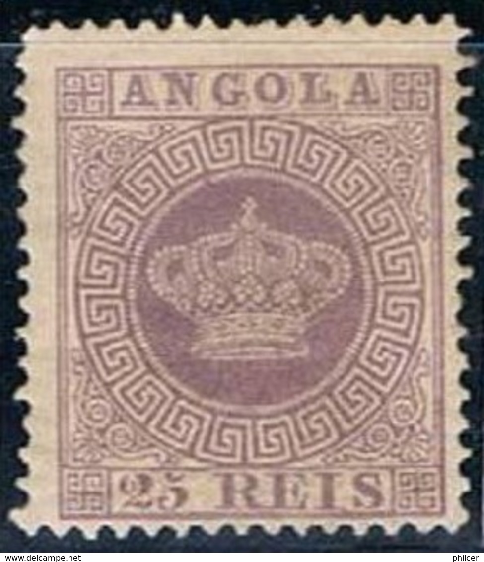 Angola, 1881/5, # 12, MH - Angola