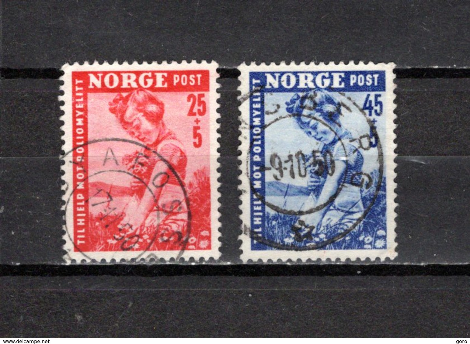 Noruega  1950  .-   Y&T  Nº      320/321 - Oblitérés