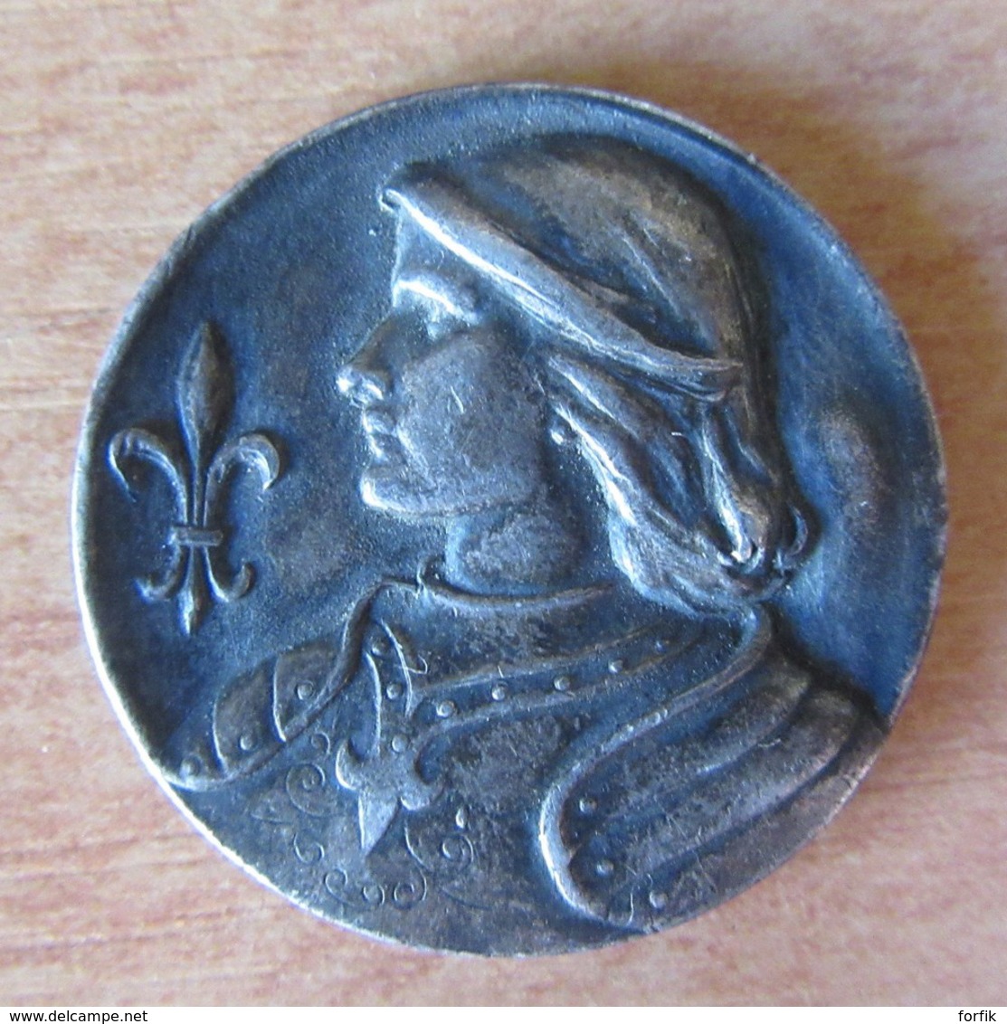 France - Médaille Jeanne D'Arc, Née à Domremy 1414 En Argent - Firma's