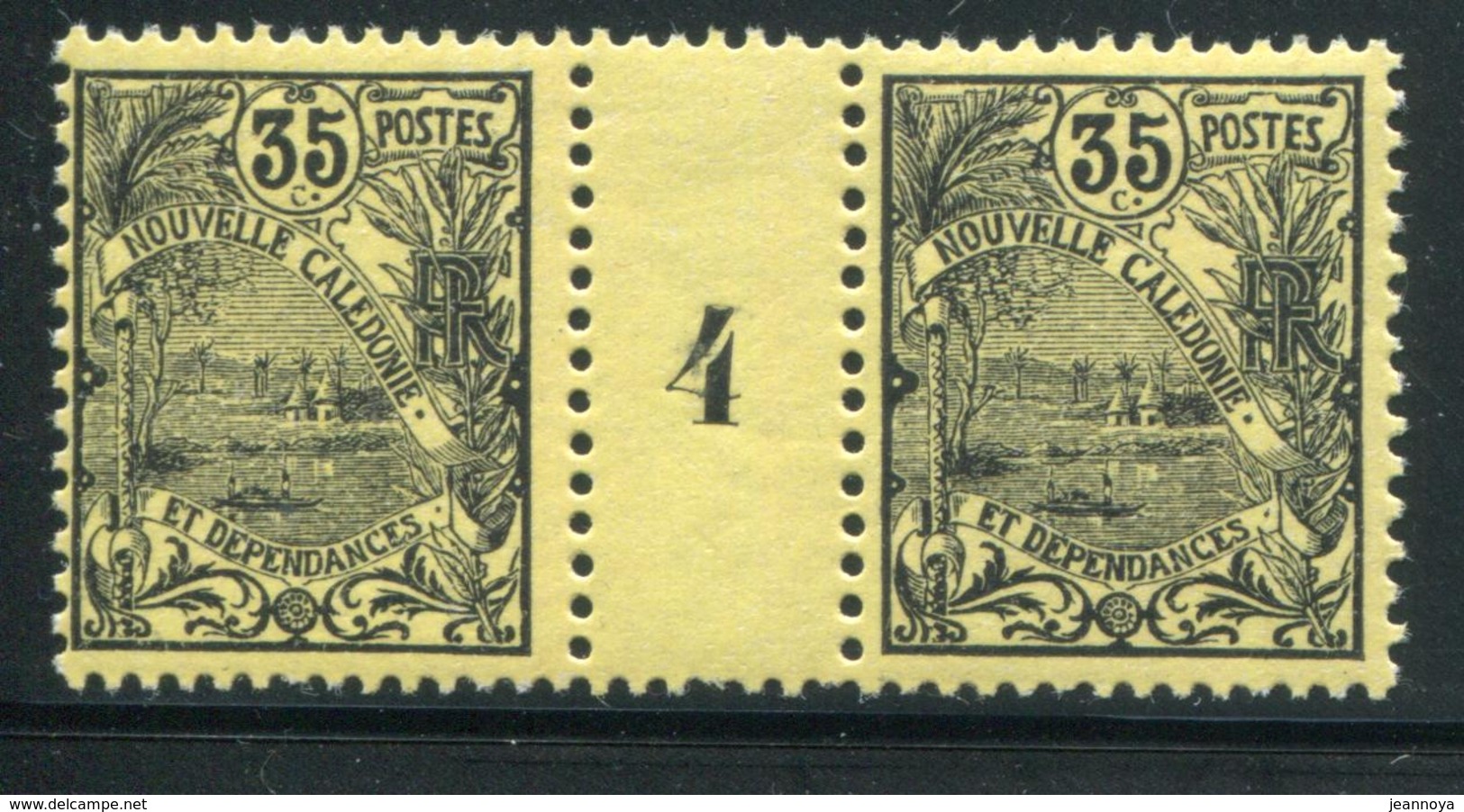 NOUVELLE CALEDONIE - N° 97 MILLÈSIME 4 , SANS CHARNIÈRE - SUP - Neufs