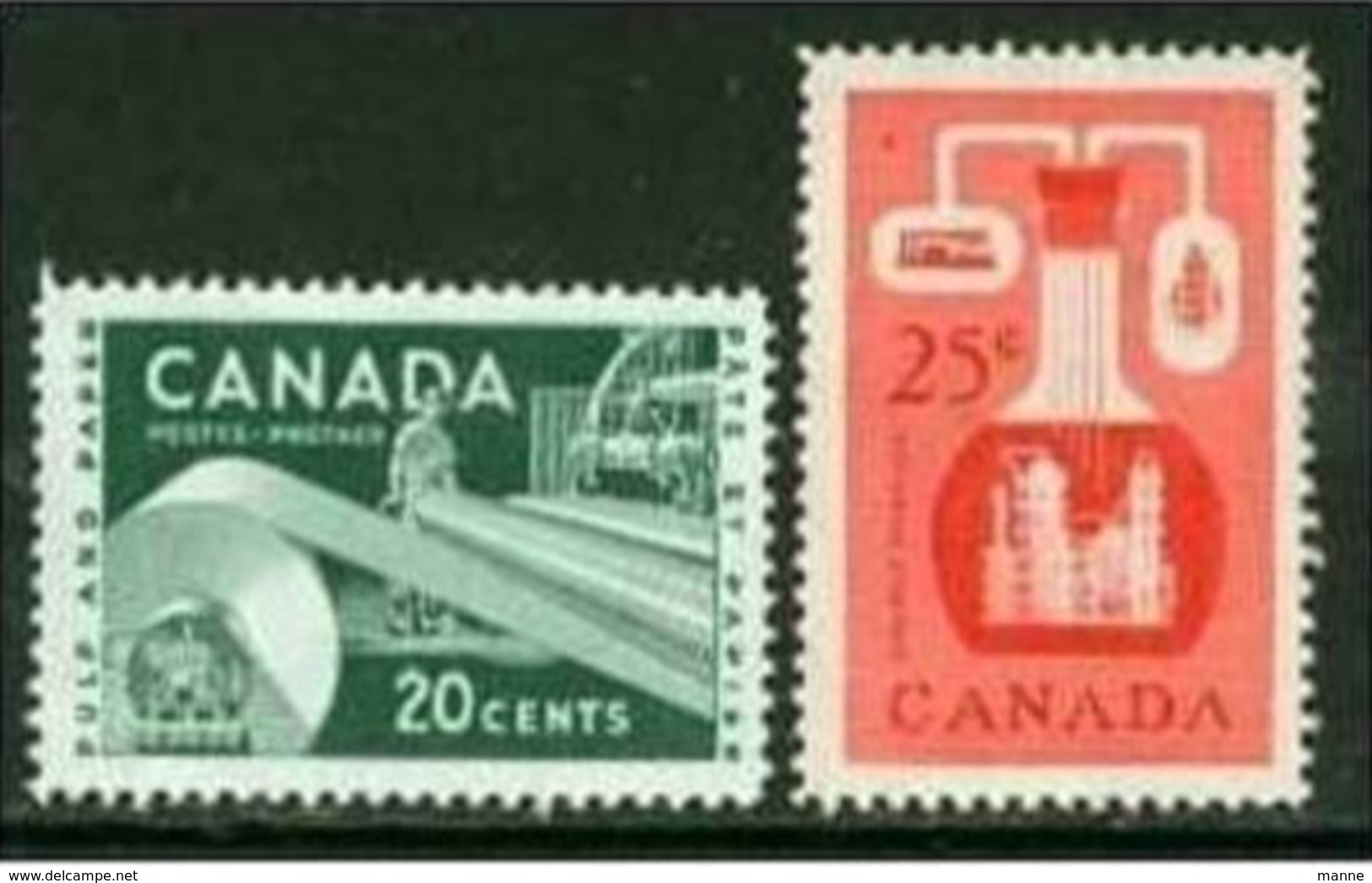 -Canada-1956-"Paper & Chemical Industry" MNH (**) - Unused Stamps