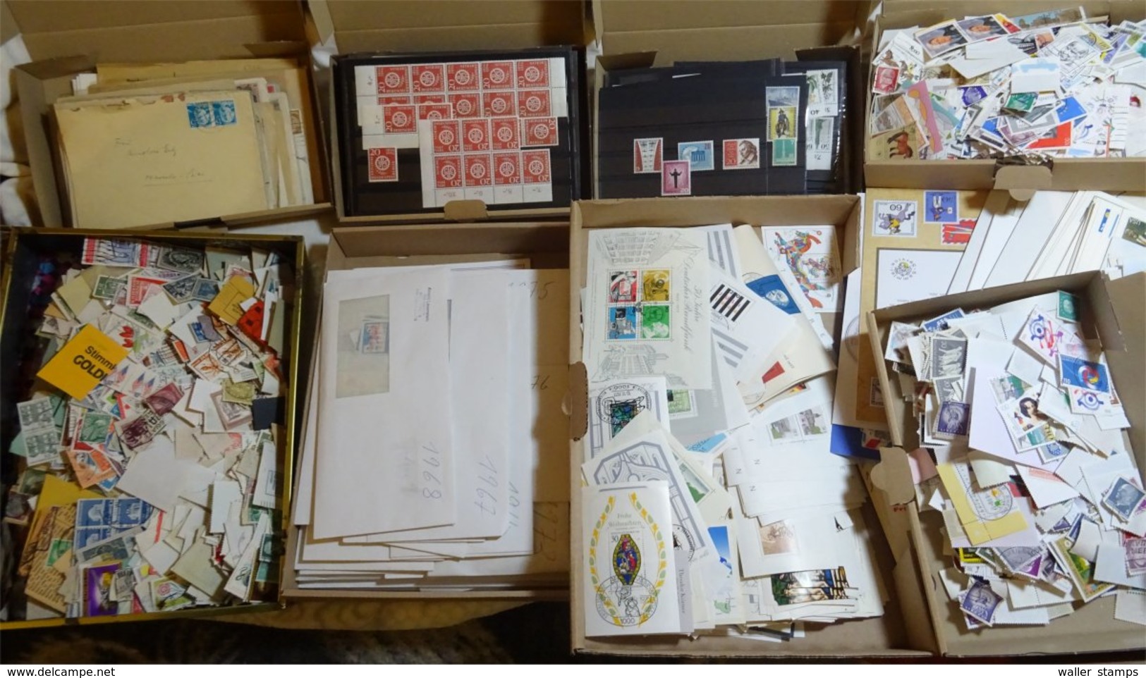 Lot With World Stamps FREE SCHIPPING IN THE EUROPEAN UNION - Lots & Kiloware (min. 1000 Stück)