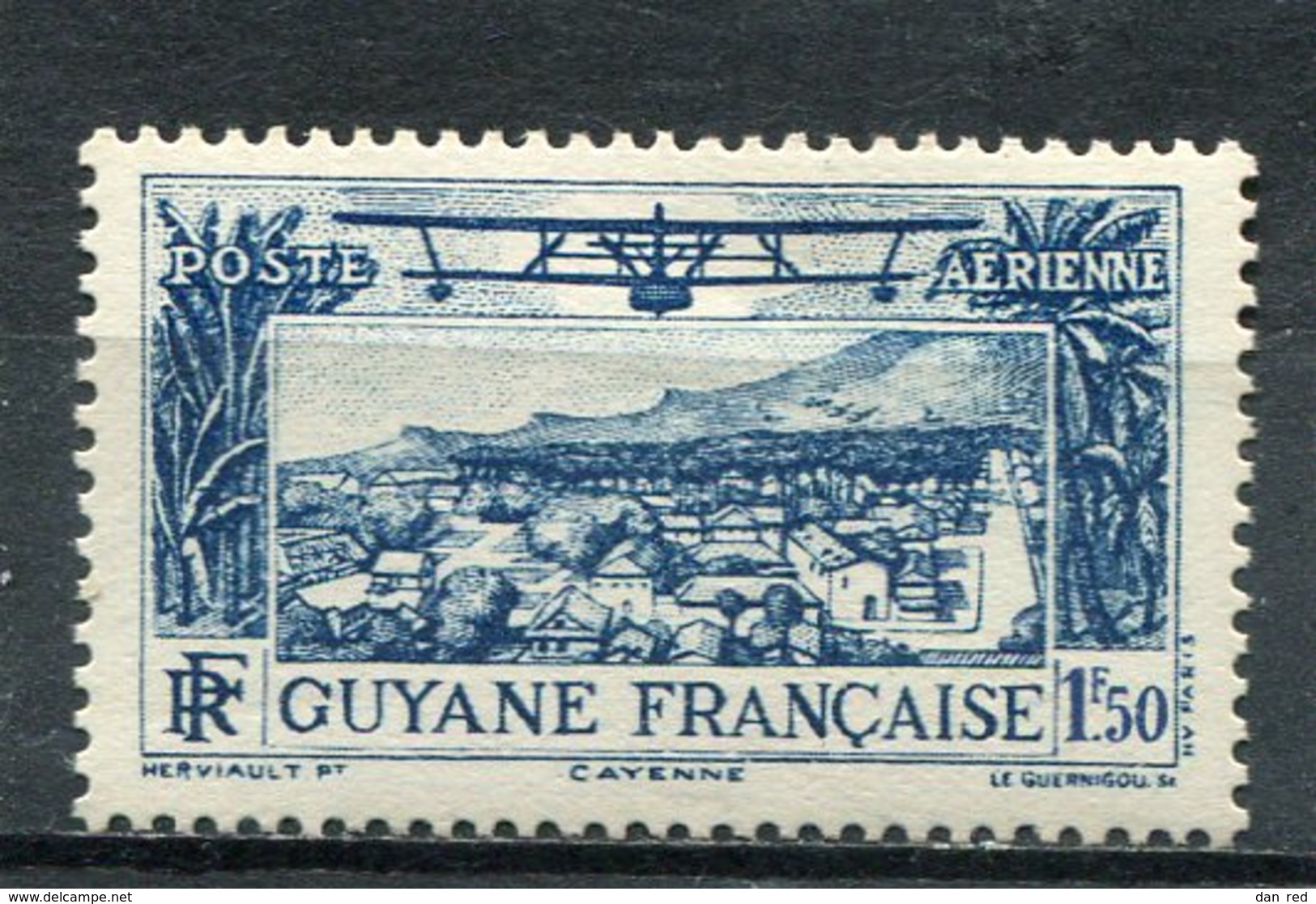 GUYANE  FRANCAISE  N°  13 **  PA  (Y&T)  (Neuf) - Neufs