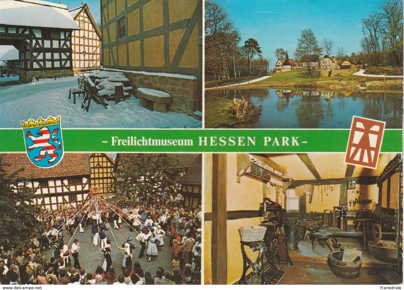 Postcard - Freilichtmuseum Hessen Park Four Views - Card No.5002 Unused Very Good - Unclassified
