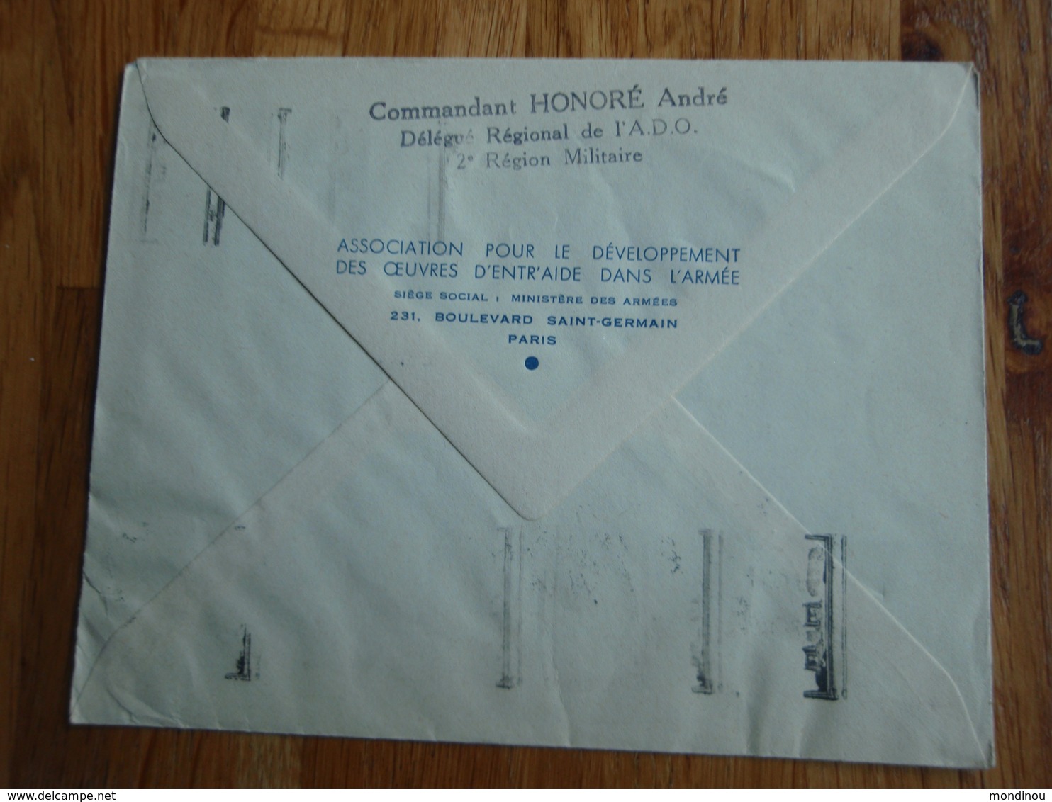 Enveloppe De L'Association Oeuvres ARMEE LILLE 1967 - Autres & Non Classés