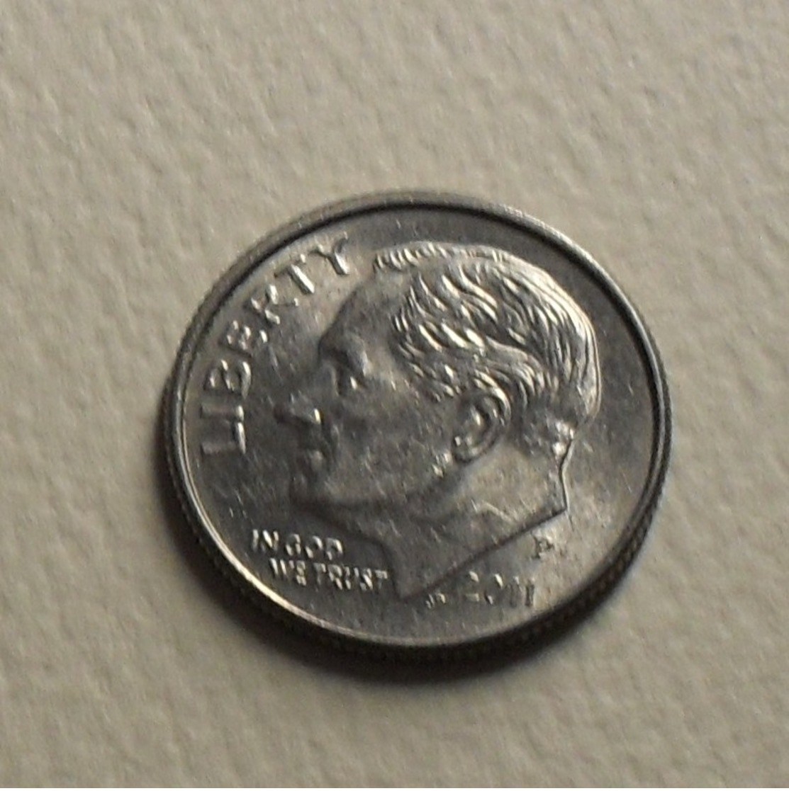 2011 - Etats Unis - USA - ONE DIME, Roosevelt, (P), KM 195a - 1999-2009: State Quarters