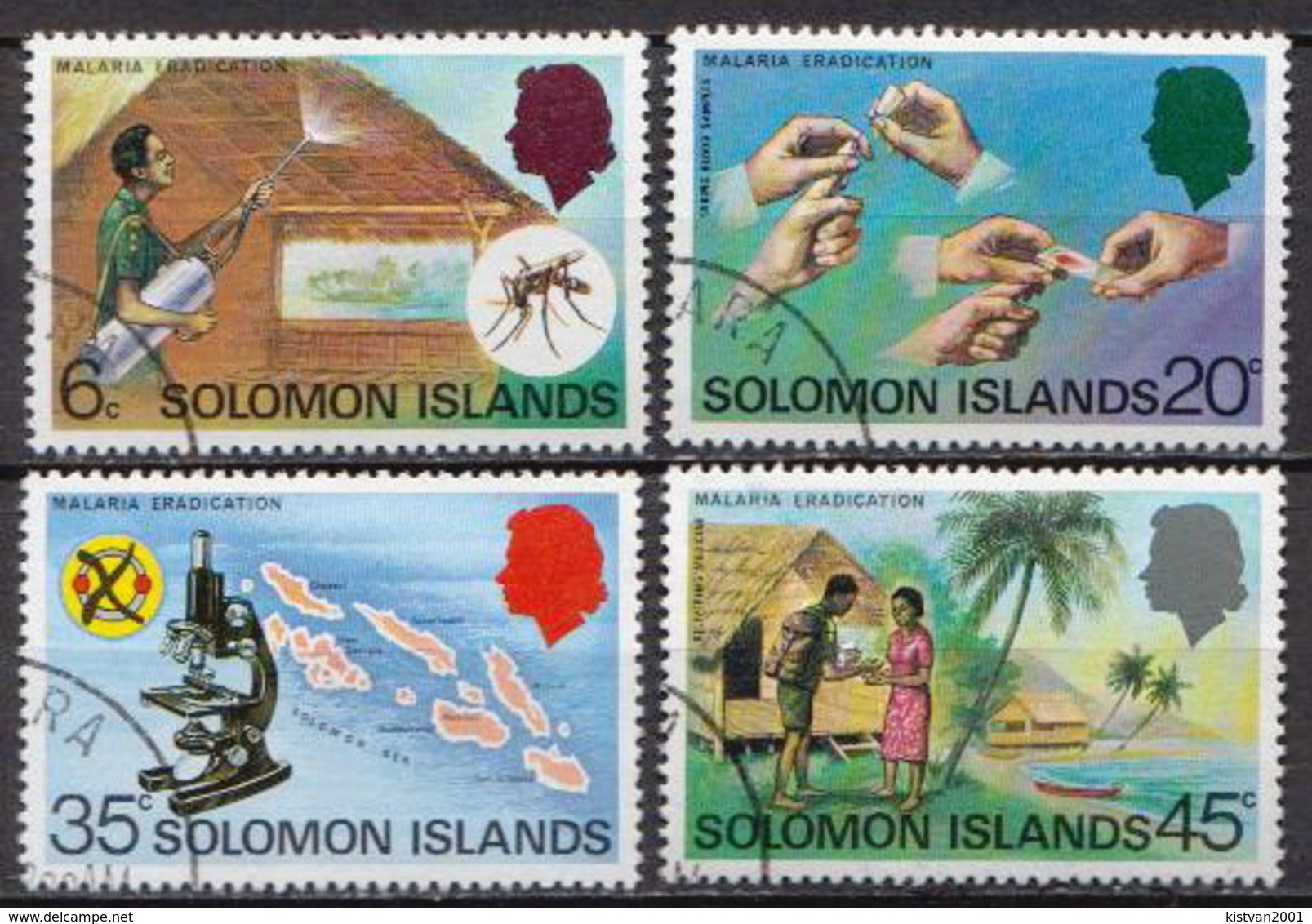 British Solomon Islands Used Set - Disease