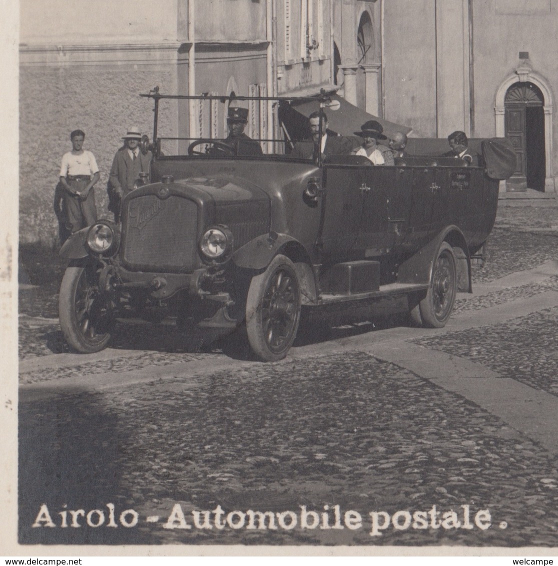 OUDE POSTKAART - ZWITSERLAND - SVIZZERA - POSTAUTO - BUS - AIROLO - AUTOMOBILE POSTALE - Airolo