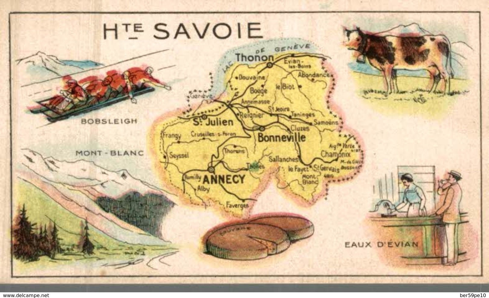 CHROMO  LA REGIODINE  DEPARTEMENT DE LA HAUTE-SAVOIE - Autres & Non Classés