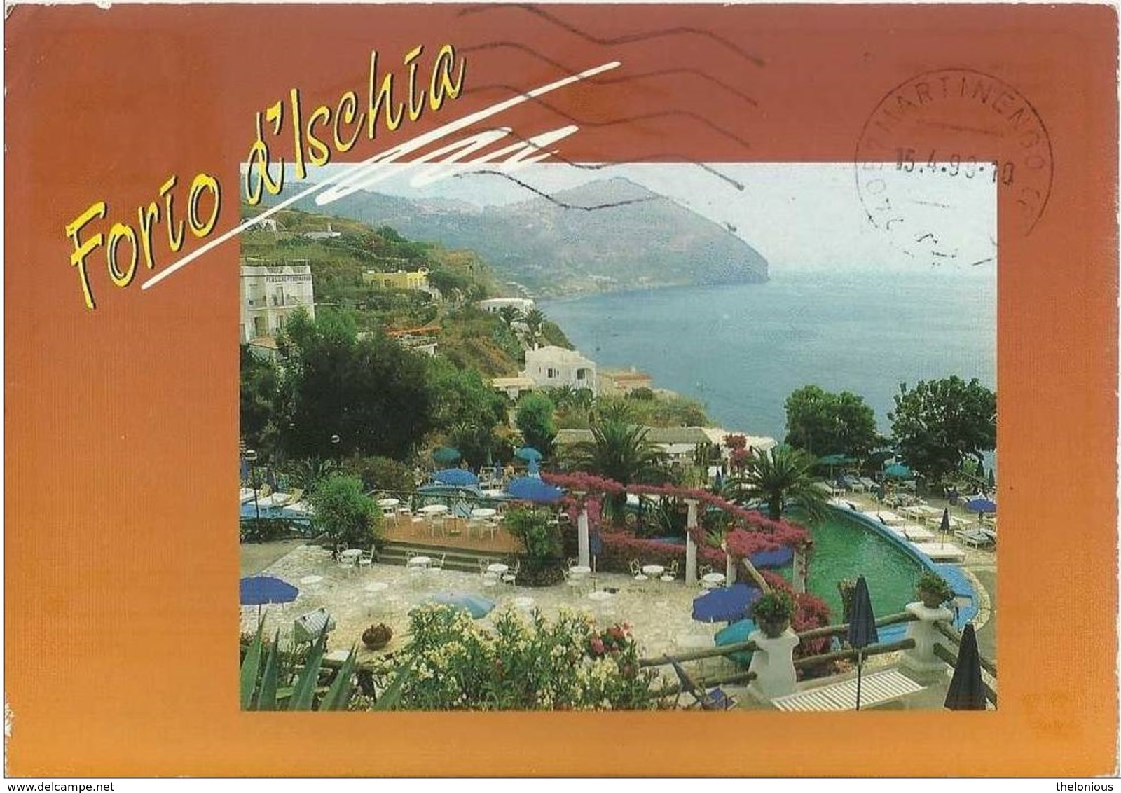 * Forio D'Ischia - Giardini Aphrodite - Viag. 1999 Per Martinengo - Napoli