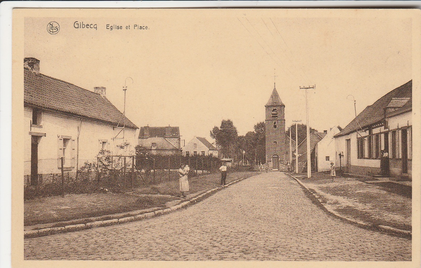 GIBECQ ,( ATH  ) ,  Eglise Et  Place - Ath