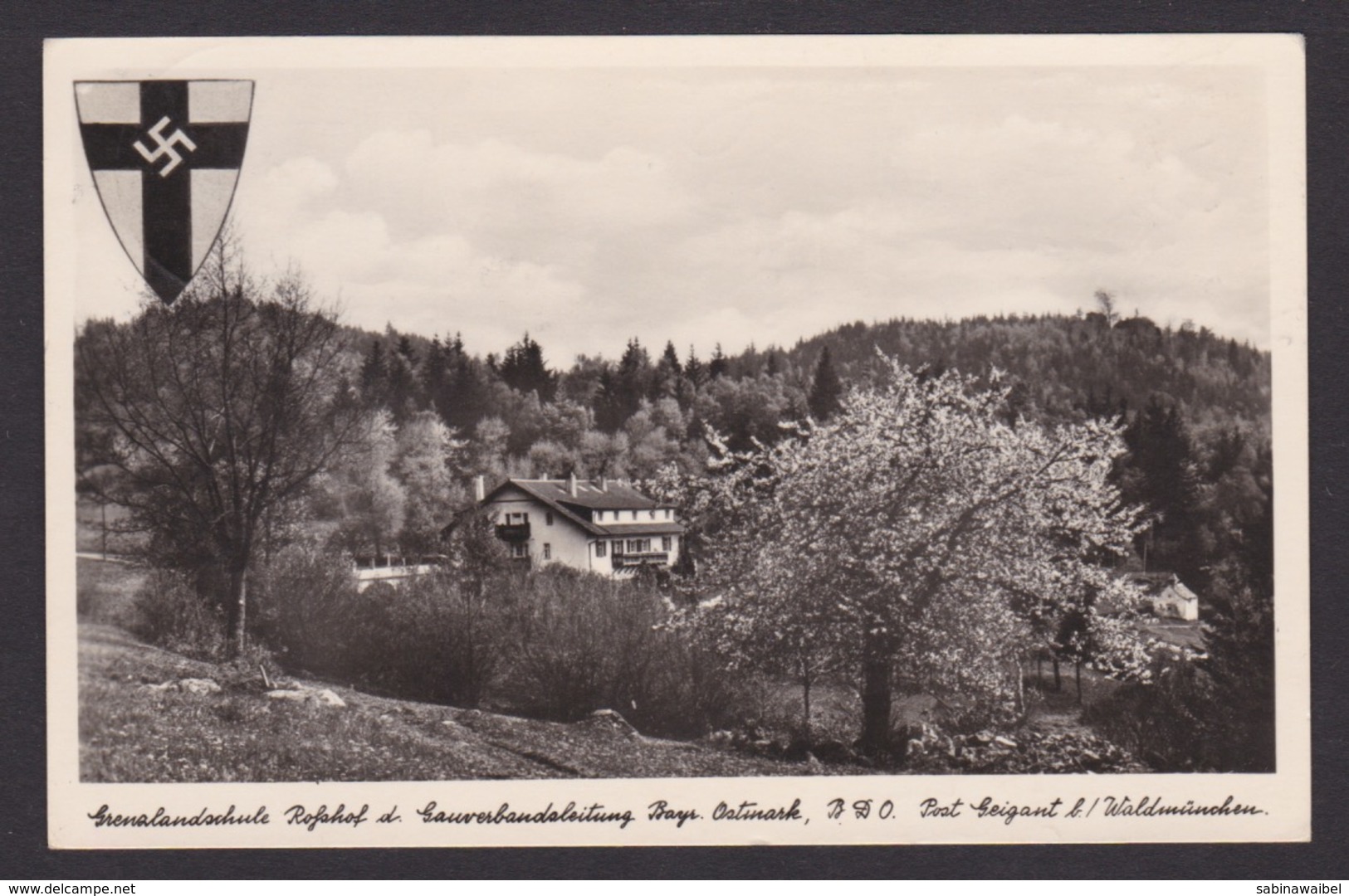 AK / Grenzlandschule Roßhof Der Gauverbandsleitung Bayrisch Ostmark / Gelaufen 1940 ...  ( E 519 ) - Weltkrieg 1939-45