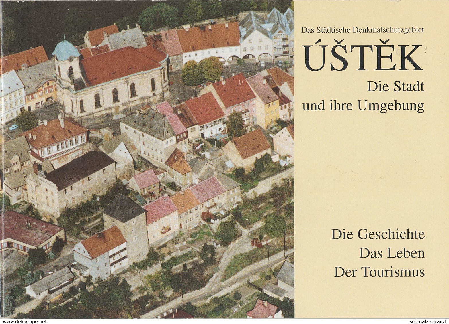 Prospekt Heft Ustek Auscha Stadt Umgebung Geschichte Gegenwart Leben Tourismus A Leitmeritz Litomerice Aussig Usti 2001 - Checoslovaquia