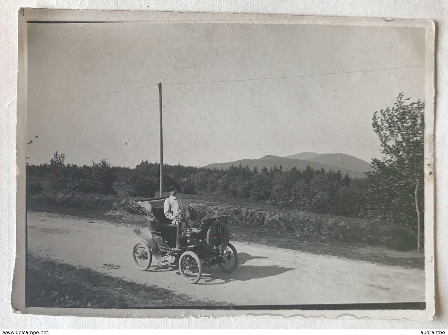 Photographie Originale Voiture Ancienne 1900 à Identifier Renault ? Fiat ? - Automobiles