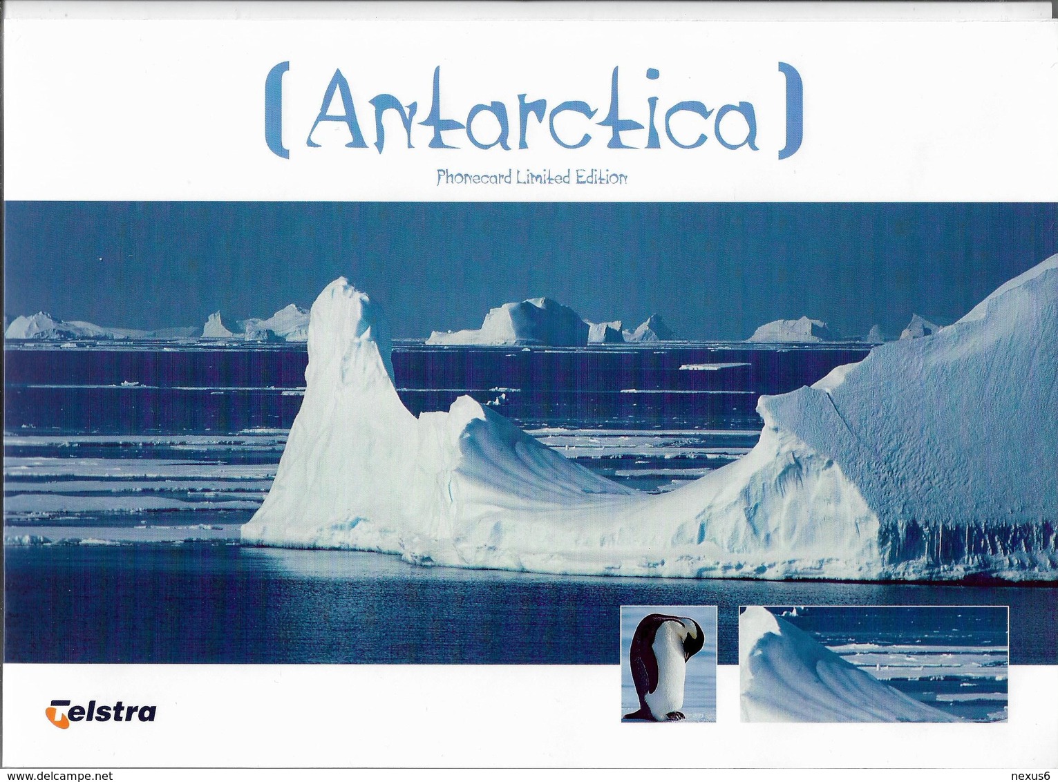 Australia - Telstra - Anritsu - Antarctica 1996 LIMITED EDITION FOLDER & 3 Cards, Mint - Australia