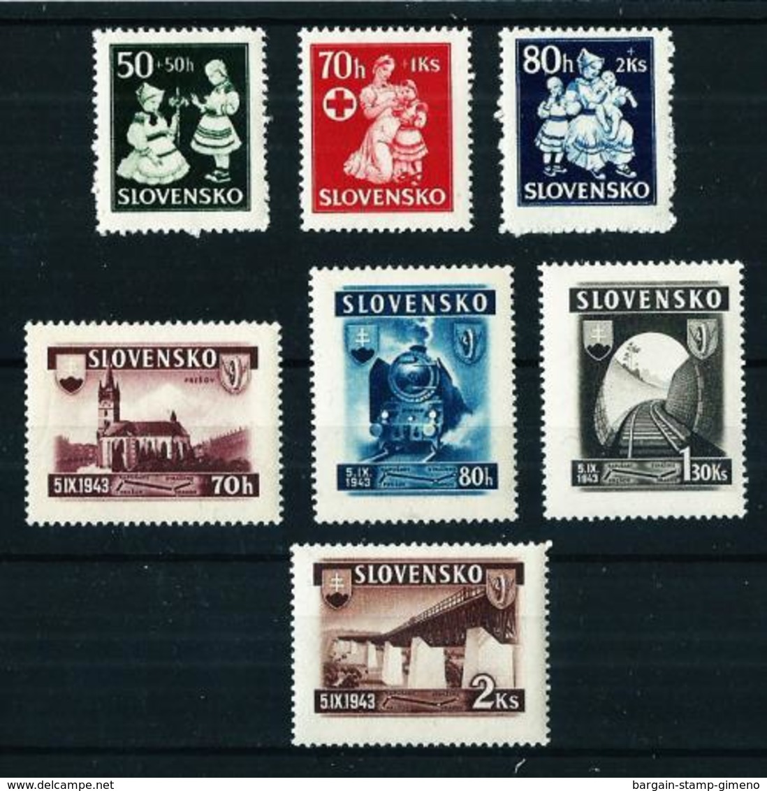 Eslovaquia Nº 83/5-90/3 Nuevo - Nuevos